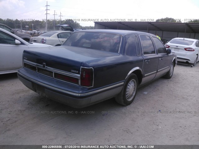 1LNLM82WXVY624698 - 1997 LINCOLN TOWN CAR SIGNATURE/TOURING BLUE photo 4