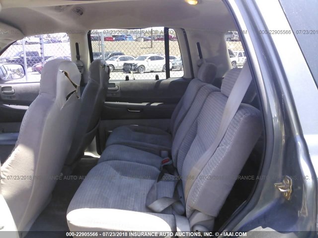 1B4HS48N42F199295 - 2002 DODGE DURANGO SLT GRAY photo 8