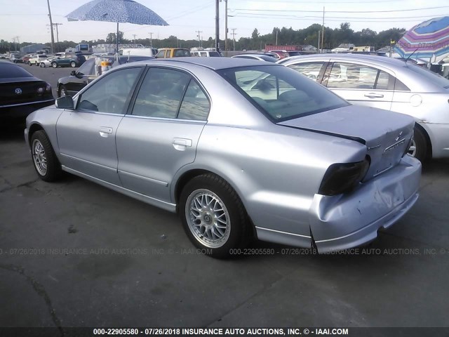 4A3AA46G01E139155 - 2001 MITSUBISHI GALANT ES SILVER photo 3