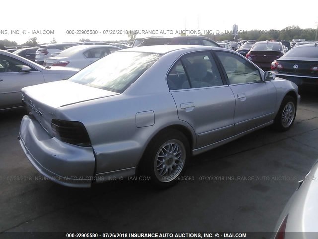 4A3AA46G01E139155 - 2001 MITSUBISHI GALANT ES SILVER photo 4