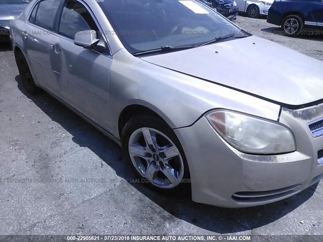 1G1ZC5E07AF158959 - 2010 CHEVROLET MALIBU 1LT Champagne photo 6