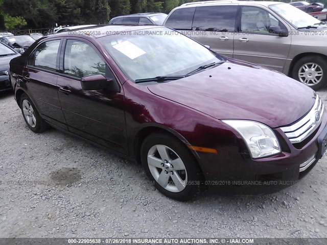 3FAFP07186R102536 - 2006 FORD FUSION SE MAROON photo 1