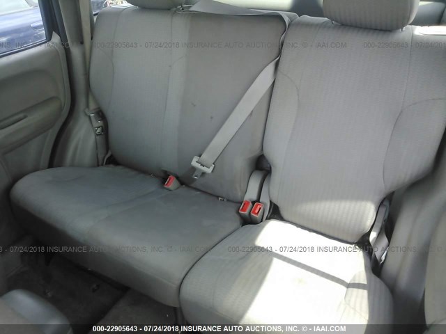 1J4GL48K43W701039 - 2003 JEEP LIBERTY SPORT/FREEDOM შავი ფოტო 8