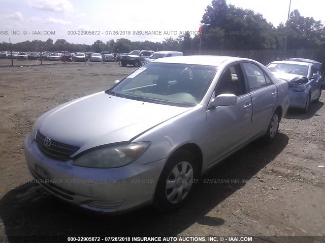 4T1BE32K82U530282 - 2002 TOYOTA CAMRY LE/XLE/SE 银色 照片 2