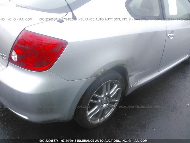 JTKDE177470172434 - 2007 TOYOTA SCION TC 银色 照片 6