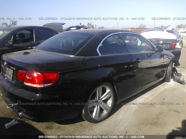 WBAWL73548PX54228 - 2008 BMW 335 I BLACK photo 4