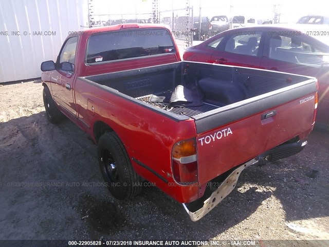 4TANL42N6YZ593430 - 2000 TOYOTA TACOMA RED photo 6