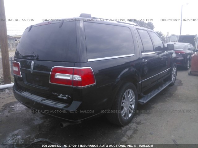 5LMJJ3H57AEJ08051 - 2010 LINCOLN NAVIGATOR L BLACK photo 4