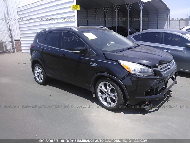 1FMCU9J90FUB47368 - 2015 FORD ESCAPE TITANIUM BLACK photo 1