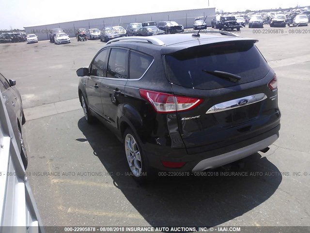 1FMCU9J90FUB47368 - 2015 FORD ESCAPE TITANIUM BLACK photo 3