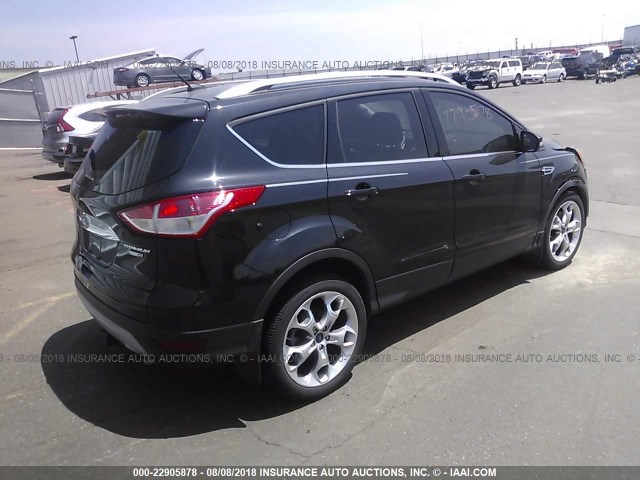 1FMCU9J90FUB47368 - 2015 FORD ESCAPE TITANIUM BLACK photo 4