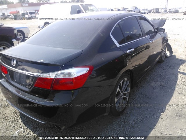 1HGCR2F58DA217184 - 2013 HONDA ACCORD SPORT BLACK photo 4