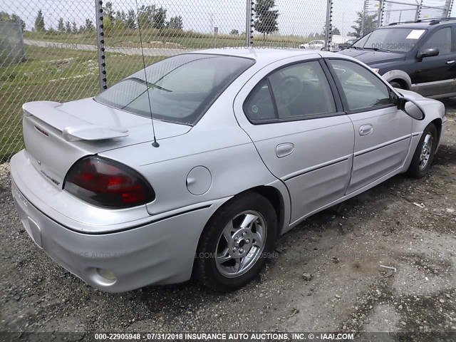 1G2NV52E44C184011 - 2004 PONTIAC GRAND AM GT1 SILVER photo 4