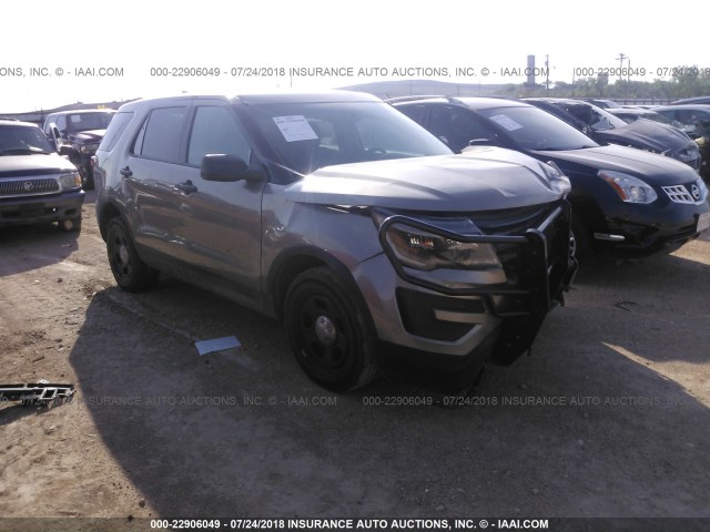 1FM5K8AR7GGC60680 - 2016 FORD EXPLORER POLICE INTERCEPTOR TAN photo 1
