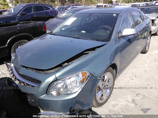 1G1ZH57B69F178289 - 2009 CHEVROLET MALIBU 1LT 绿色 照片 2