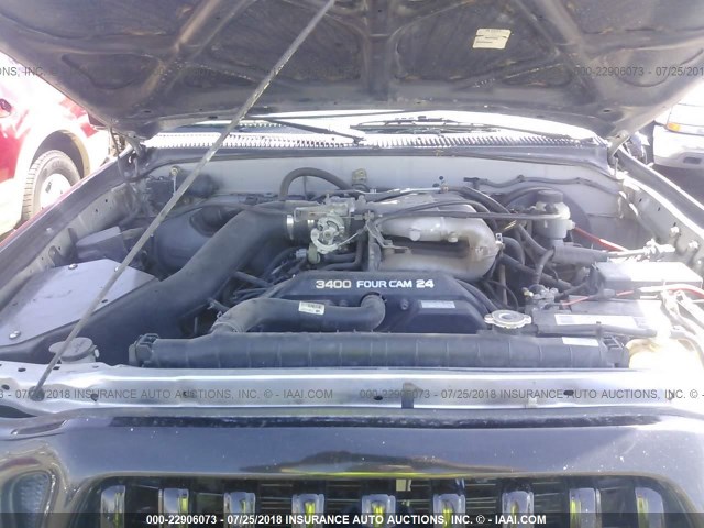 5TEGN92N52Z088494 - 2002 TOYOTA TACOMA DOUBLE CAB PRERUNNER BLACK photo 10