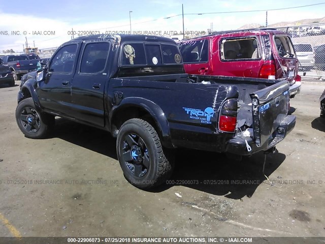 5TEGN92N52Z088494 - 2002 TOYOTA TACOMA DOUBLE CAB PRERUNNER BLACK photo 3