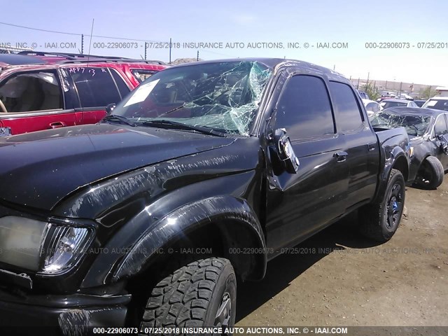5TEGN92N52Z088494 - 2002 TOYOTA TACOMA DOUBLE CAB PRERUNNER BLACK photo 6