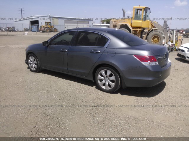 1HGCP2F87AA139816 - 2010 HONDA ACCORD EXL SILVER photo 3