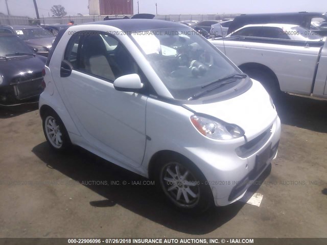 WMEEJ3BA9DK649382 - 2013 SMART FORTWO PURE/PASSION WHITE photo 1