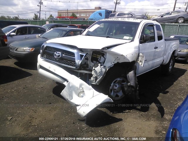 5TFUU4EN6BX001648 - 2011 TOYOTA TACOMA ACCESS CAB Ақ фото 2