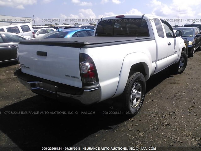 5TFUU4EN6BX001648 - 2011 TOYOTA TACOMA ACCESS CAB Ақ фото 4