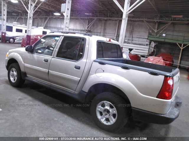 1FMZU67K05UA13509 - 2005 FORD EXPLORER SPORT TR  GRAY photo 3