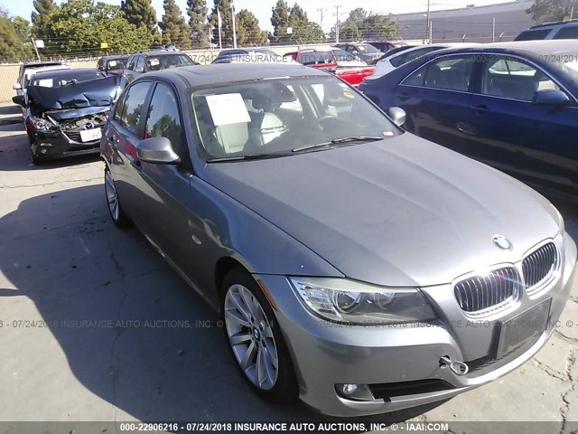 WBAPH5G50BNM83840 - 2011 BMW 328 I SULEV GRAY photo 1