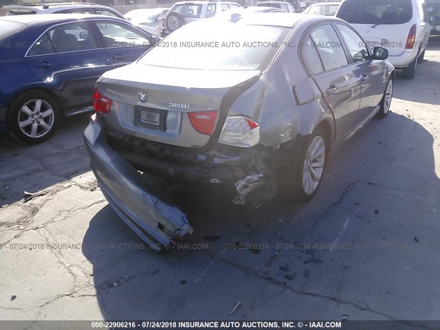 WBAPH5G50BNM83840 - 2011 BMW 328 I SULEV GRAY photo 4