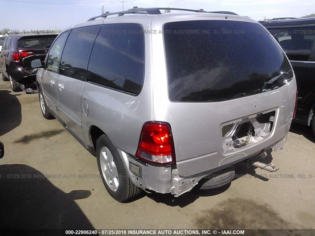 2FMZA57665BA77372 - 2005 FORD FREESTAR SES SILVER photo 3