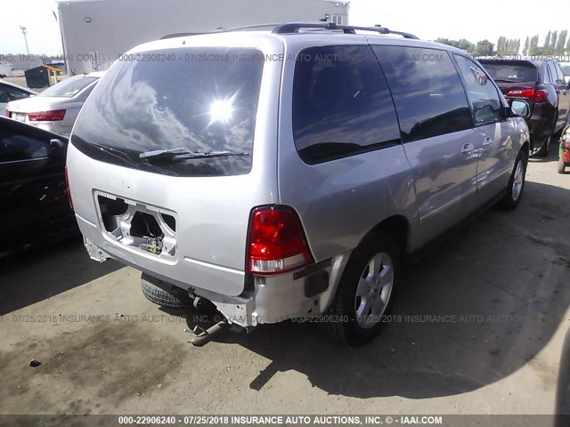 2FMZA57665BA77372 - 2005 FORD FREESTAR SES SILVER photo 4