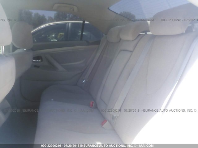 4T4BE46K78R041306 - 2008 TOYOTA CAMRY CE/LE/XLE/SE WHITE photo 8