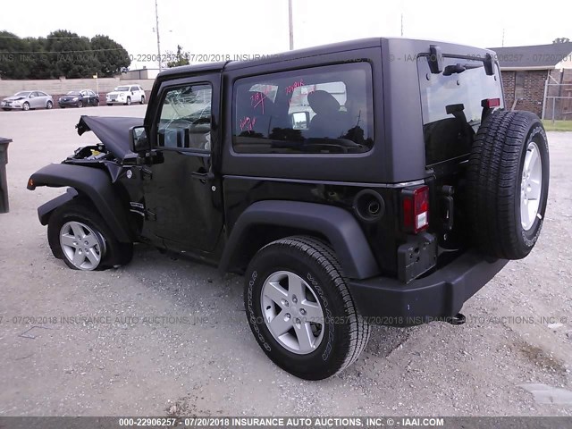 1C4GJWAG8JL929668 - 2018 JEEP WRANGLER SPORT 黑色 照片 3