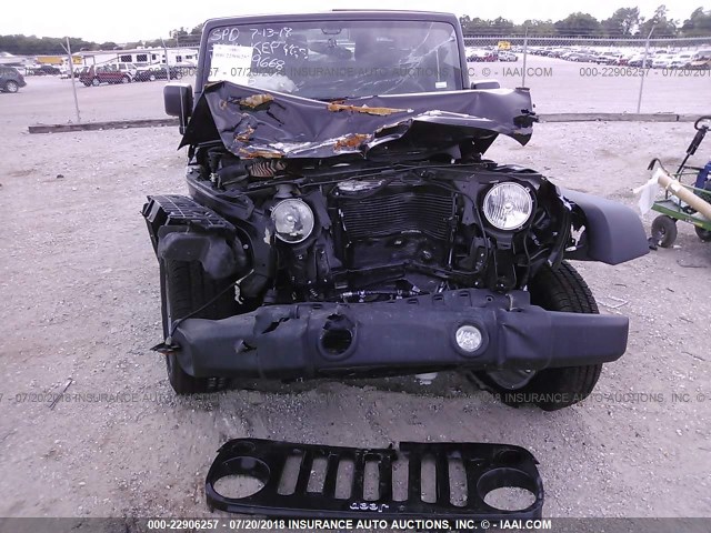 1C4GJWAG8JL929668 - 2018 JEEP WRANGLER SPORT 黑色 照片 6