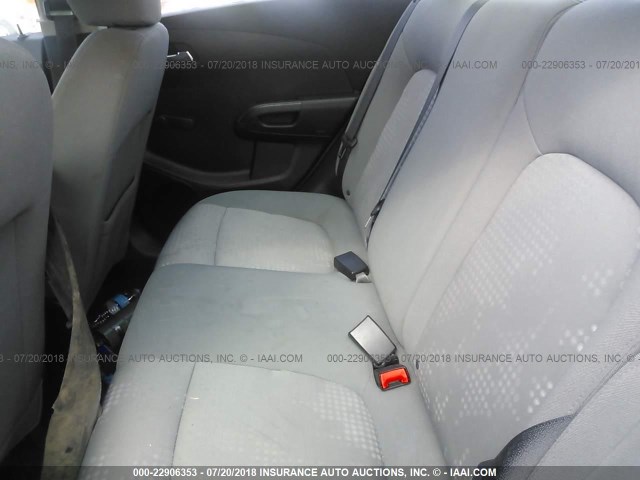 1G1JA5SH5C4218880 - 2012 CHEVROLET SONIC LS 黑色 照片 8