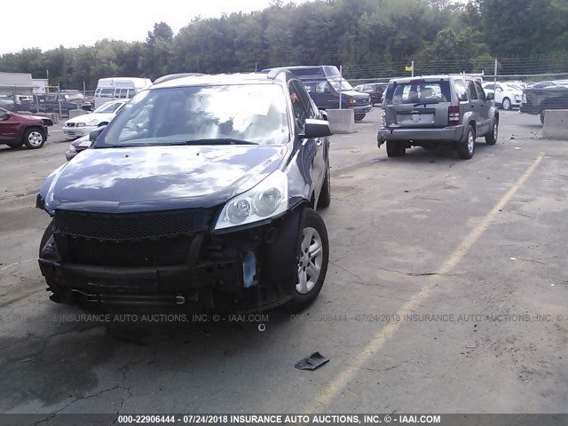 1GNEV13D89S167436 - 2009 CHEVROLET TRAVERSE LS GRAY photo 2