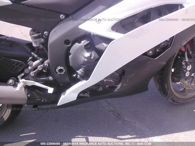 JYARJ16E49A016329 - 2009 YAMAHA YZFR6 WHITE photo 8