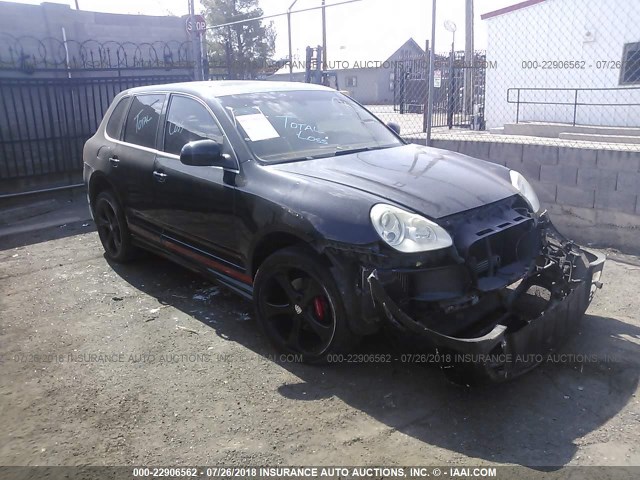 WP1AC29P14LA91242 - 2004 PORSCHE CAYENNE TURBO BLACK photo 1