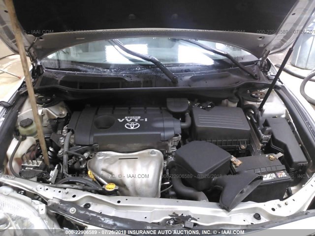 4T1BF3EK2AU008691 - 2010 TOYOTA CAMRY SE/LE/XLE 银色 照片 10