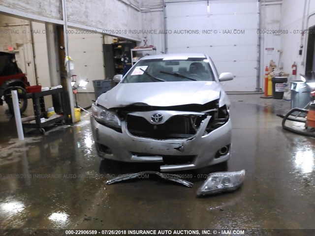 4T1BF3EK2AU008691 - 2010 TOYOTA CAMRY SE/LE/XLE 银色 照片 6