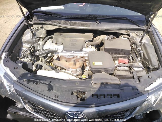 4T1BF1FK2DU262215 - 2013 TOYOTA CAMRY L/SE/LE/XLE 灰色 照片 10