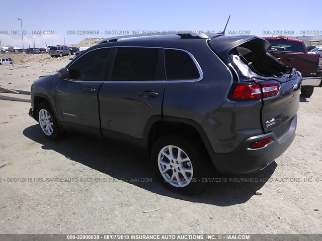 1C4PJMLB3JD578300 - 2018 JEEP CHEROKEE LATITUDE PLUS GRAY photo 3