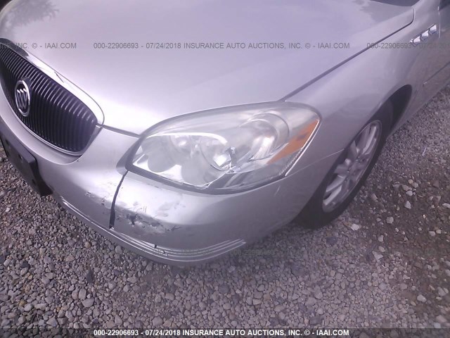 1G4HD57286U233486 - 2006 BUICK LUCERNE CXL GRAY photo 6