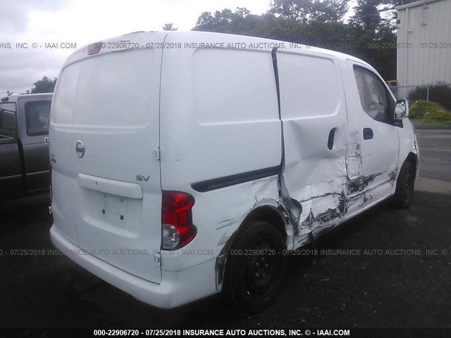 3N6CM0KN2FK702832 - 2015 NISSAN NV200 2.5S/2.5SV WHITE photo 4