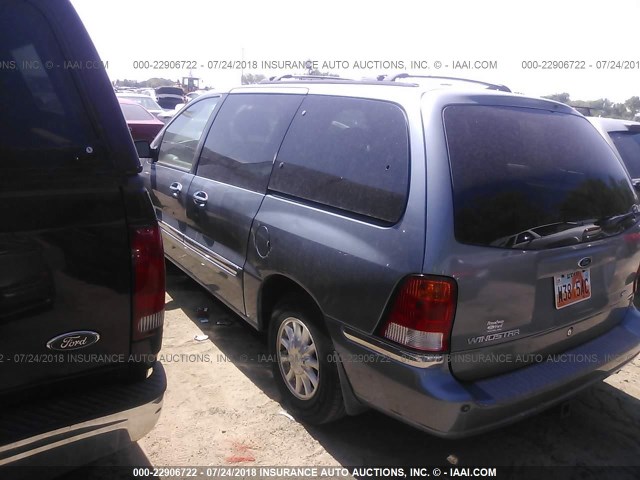 2FMDA5245XBB75506 - 1999 FORD WINDSTAR SE BLUE photo 3