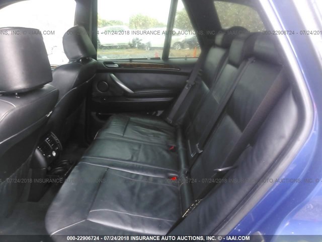 5UXFA93515LE82469 - 2005 BMW X5 4.8IS BLUE photo 8