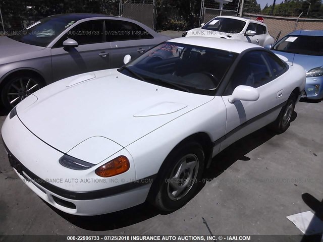 JB3XD44S7NY057067 - 1992 DODGE STEALTH WHITE photo 2