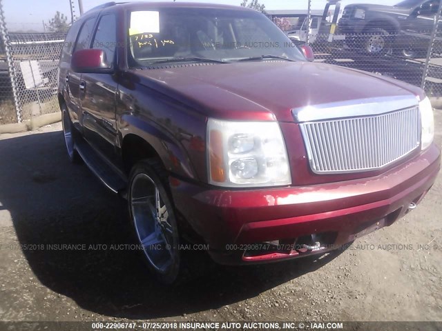 1GYEK63N22R112463 - 2002 CADILLAC ESCALADE LUXURY BURGUNDY photo 1