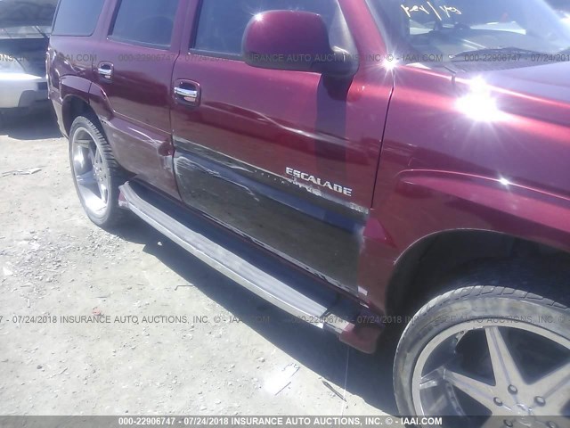 1GYEK63N22R112463 - 2002 CADILLAC ESCALADE LUXURY 勃艮第红 照片 6