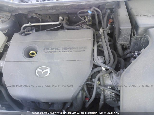 JM1CR2W3XA0375816 - 2010 MAZDA 5 GRAY photo 10